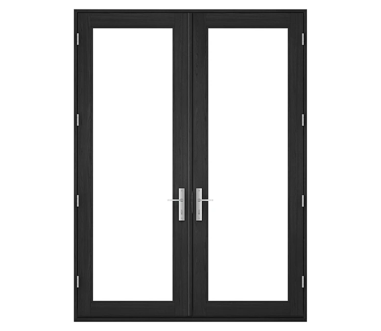 Pella Reserve Contemporary Wood Hinged Patio Door in Corpus Christi